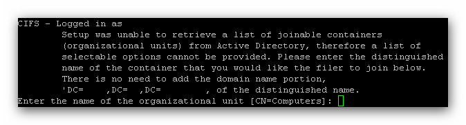 Configuración del servidor de ficheros CIFS de NetApp