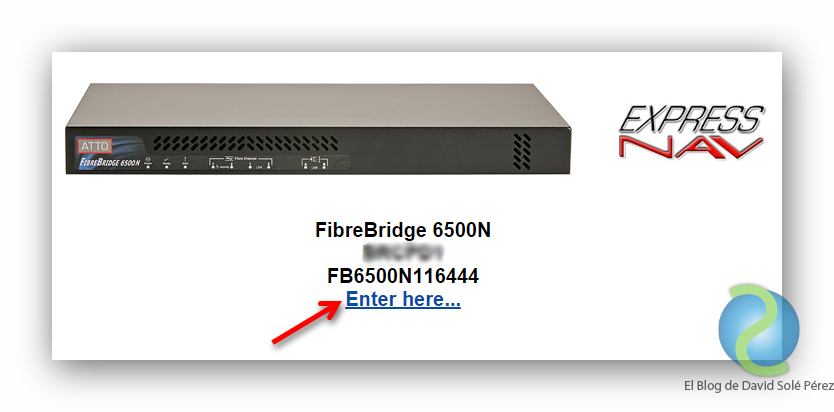 Actualizar el Firmware de un ATTO FibreBridge 6500N